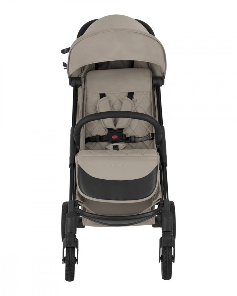 KikkaBoo Carucior sport pana la 22kg 0-48 lunicadru din aluminiu cu pliere compactapozitie de somnCompatibil avionhusa ploaiesuport pahar si geanta transport incluse Cloe Beige 2024