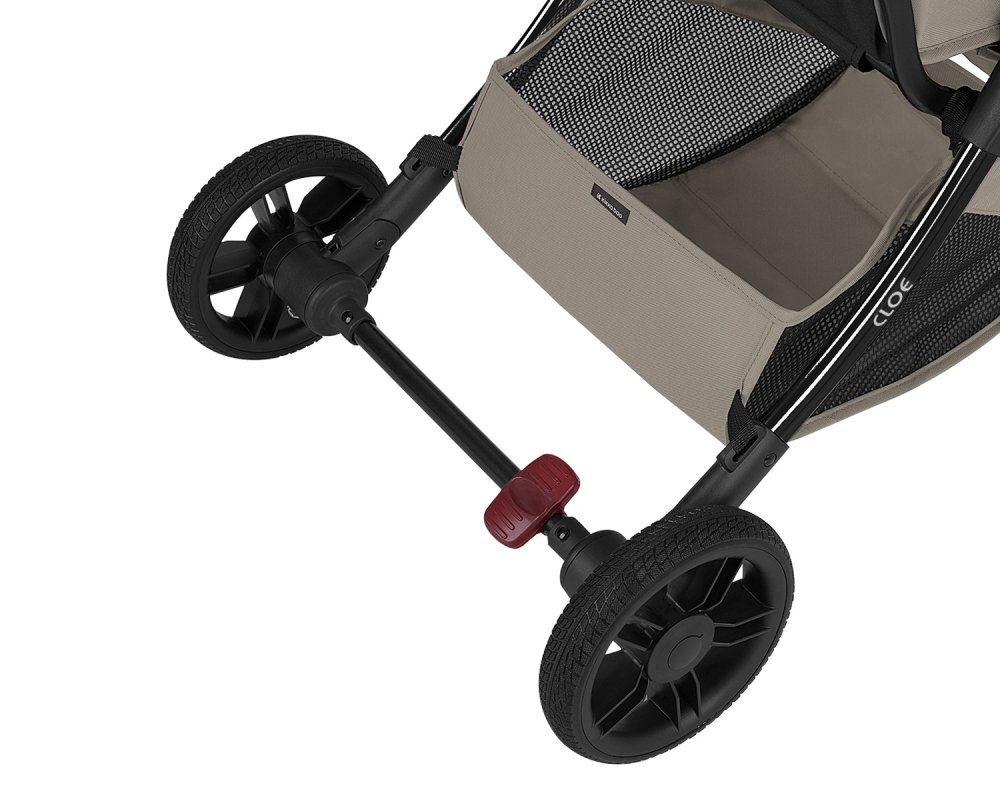 KikkaBoo Carucior sport pana la 22kg 0-48 lunicadru din aluminiu cu pliere compactapozitie de somnCompatibil avionhusa ploaiesuport pahar si geanta transport incluse Cloe Beige 2024