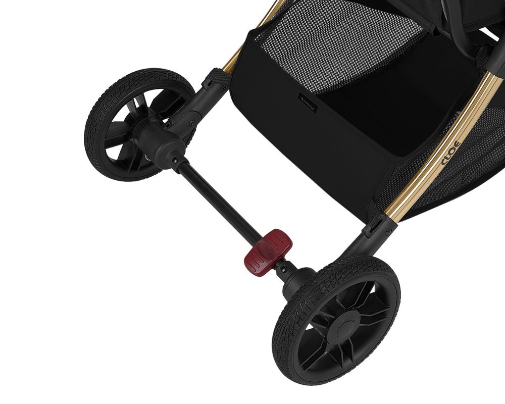 KikkaBoo Carucior sport pana la 22kg 0-48 lunicadru din aluminiu cu pliere compactapozitie de somnCompatibil avionhusa ploaiesuport pahar si geanta transport incluse Cloe Black 2024