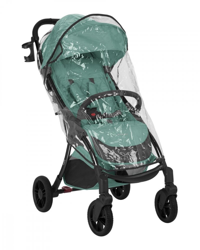 KikkaBoo Carucior sport pana la 22kg 0-48 lunicadru din aluminiu cu pliere compactapozitie de somnCompatibil avionhusa ploaiesuport pahar si geanta transport incluse Cloe Mint 2024