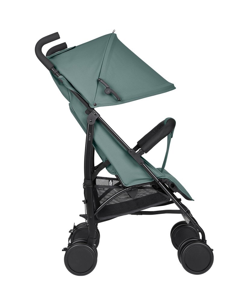 KikkaBoo Carucior sport pentru copii Beetle 2 Green cu spatar reglabilbara de protectie detasabilapliere tip umbrelcopertina reglabilaroti pivotante detasabilepana la 22kg