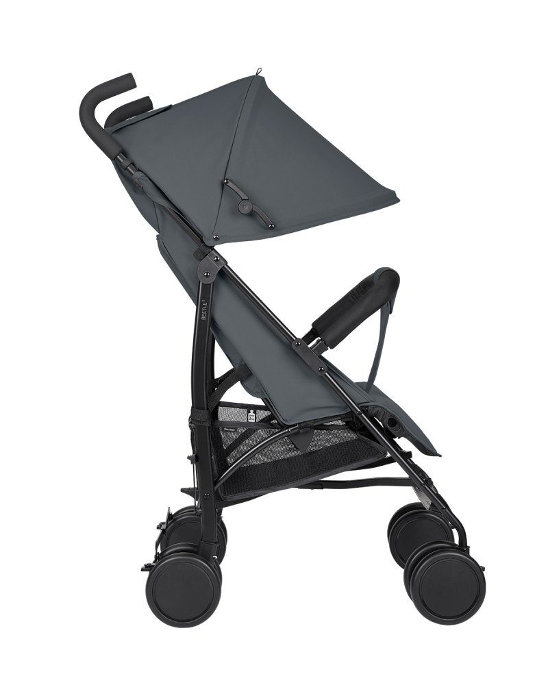 KikkaBoo Carucior sport pentru copii Beetle 2Dark Grey cu spatar reglabilbara de protectie detasabilapliere tip umbrelcopertina reglabilaroti pivotante detasabilepana la 22kg
