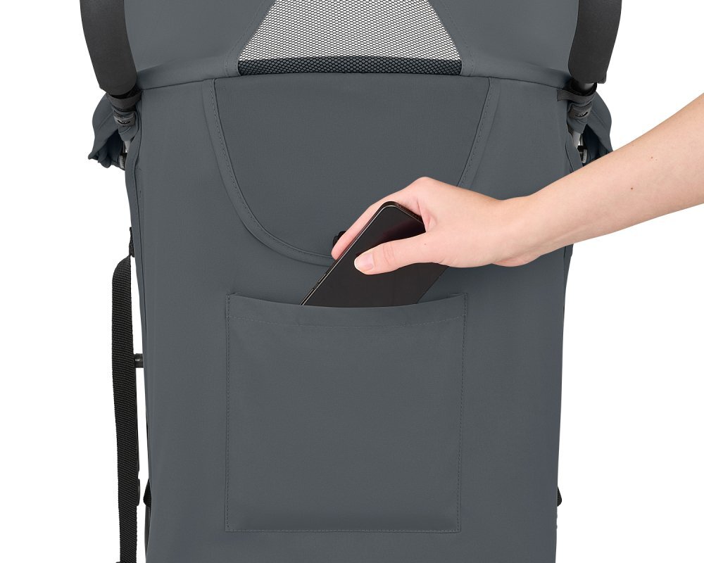 KikkaBoo Carucior sport pentru copii Beetle 2Dark Grey cu spatar reglabilbara de protectie detasabilapliere tip umbrelcopertina reglabilaroti pivotante detasabilepana la 22kg