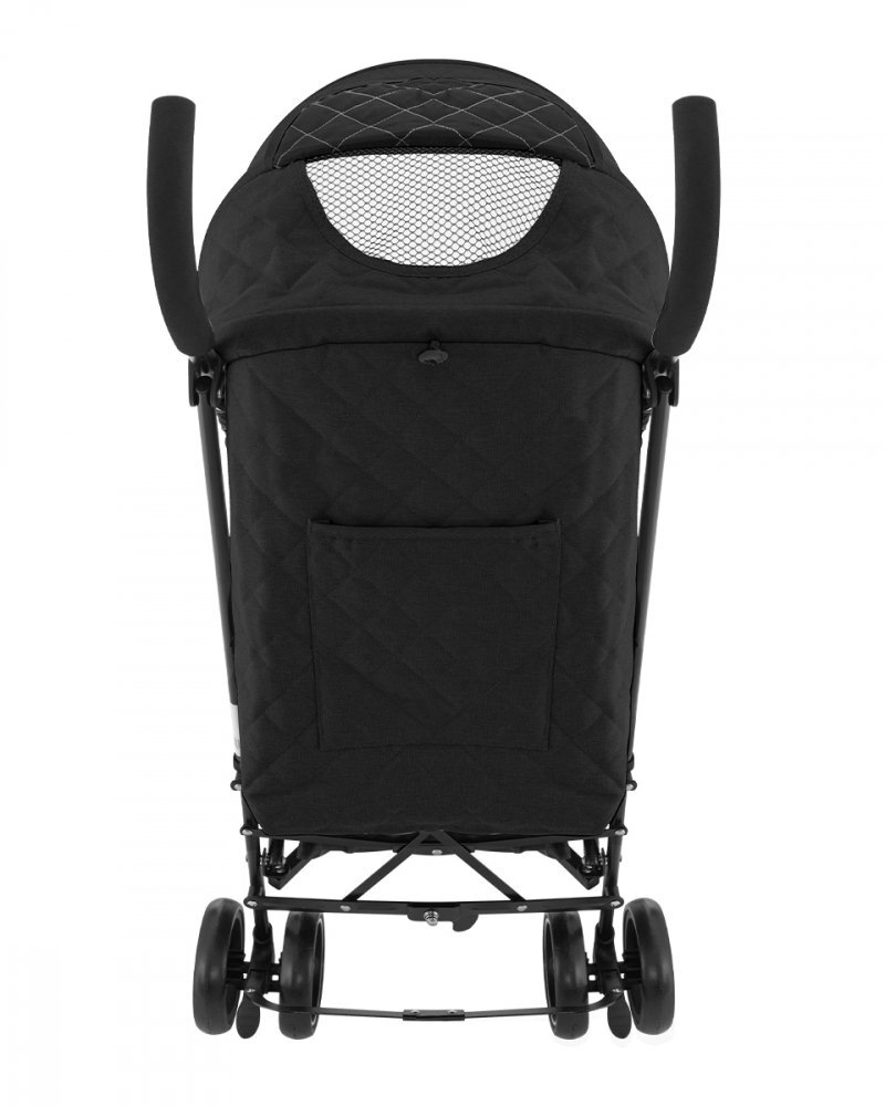 KikkaBoo Carucior sport pentru copii Beetle Black cu Spatar reglabilBara de protectie detasabilaPliere tip umbrela si greutate redusa Copertina reglabila cu plasa de ventilatieRoti pivotante detasabilePana la 22kg