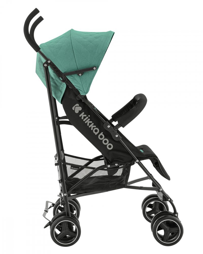 KikkaBoo Carucior sport pentru copii Beetle Mint cu Spatar reglabilBara de protectie detasabilaPliere tip umbrela si greutate redusa Copertina reglabila cu plasa de ventilatieRoti pivotante detasabilePana la 22kg