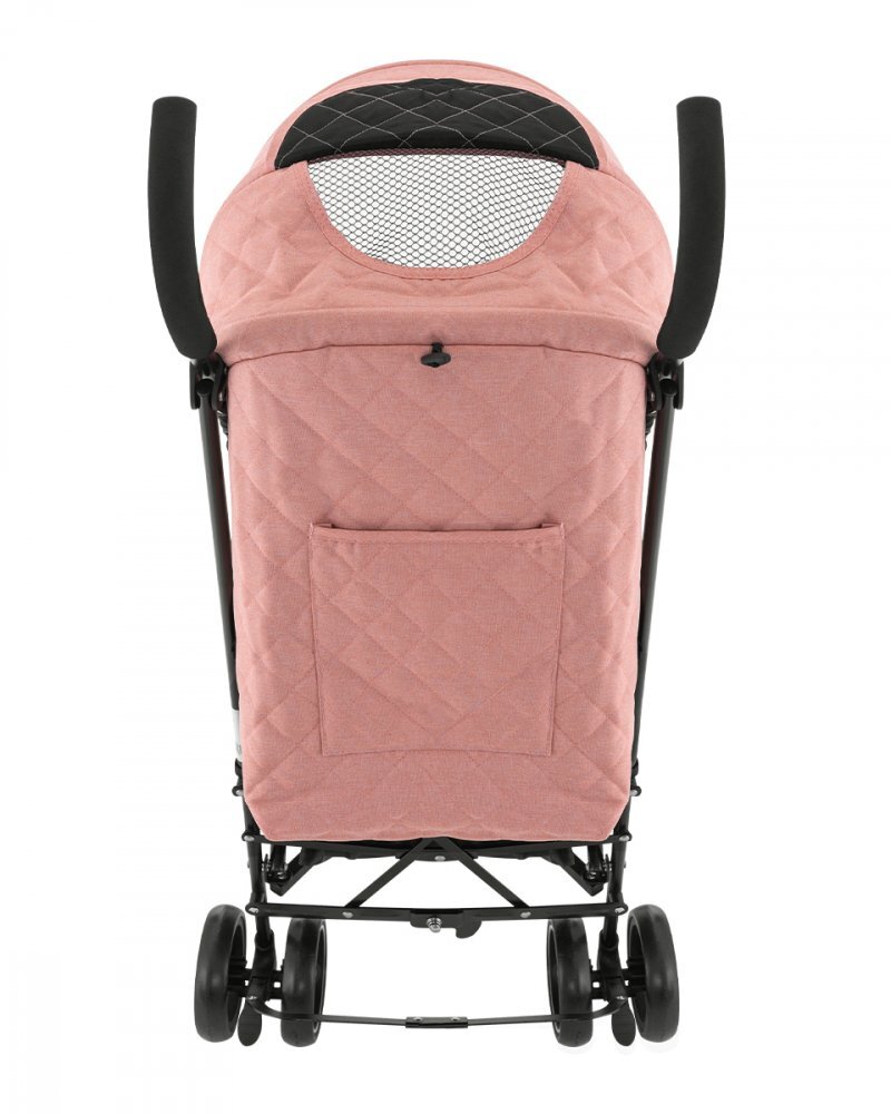 KikkaBoo Carucior sport pentru copii Beetle Pink cu Spatar reglabilBara de protectie detasabilaPliere tip umbrela si greutate redusa Copertina reglabila cu plasa de ventilatieRoti pivotante detasabilePana la 22kg
