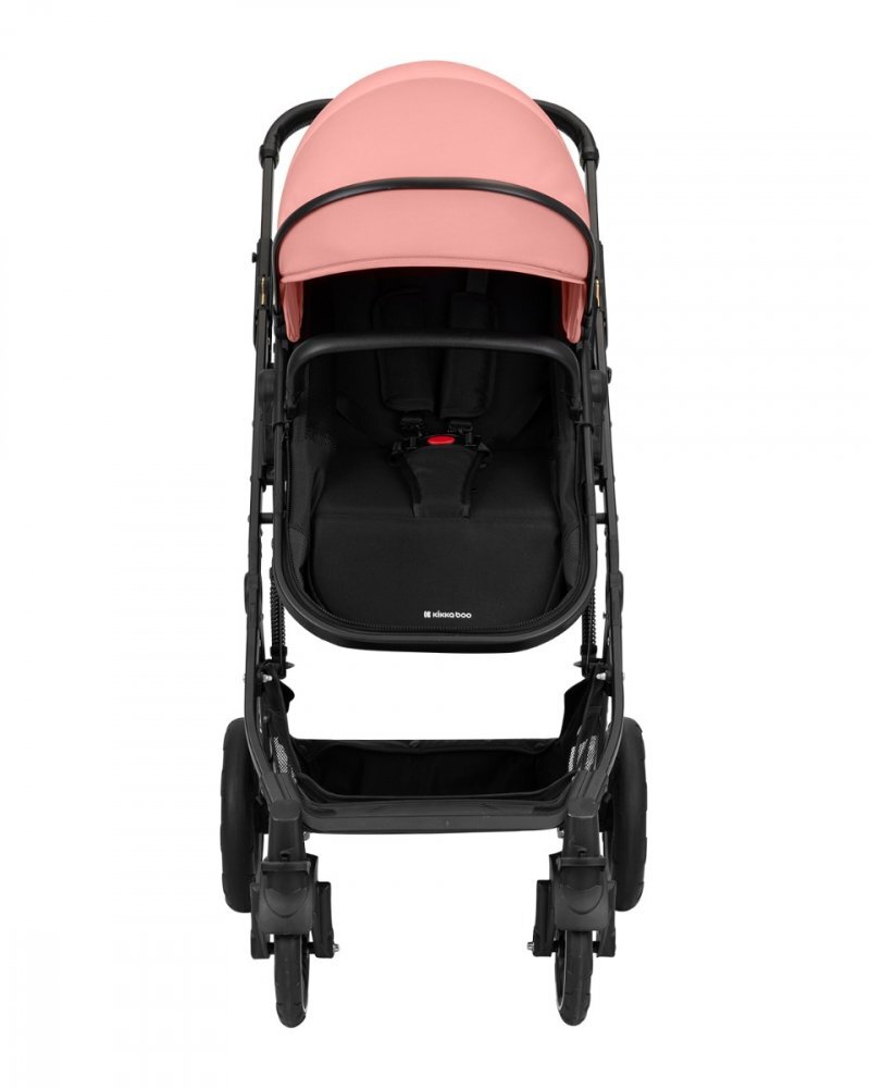 KikkaBoo Carucior transformabil 3 in 1 Alba Pink