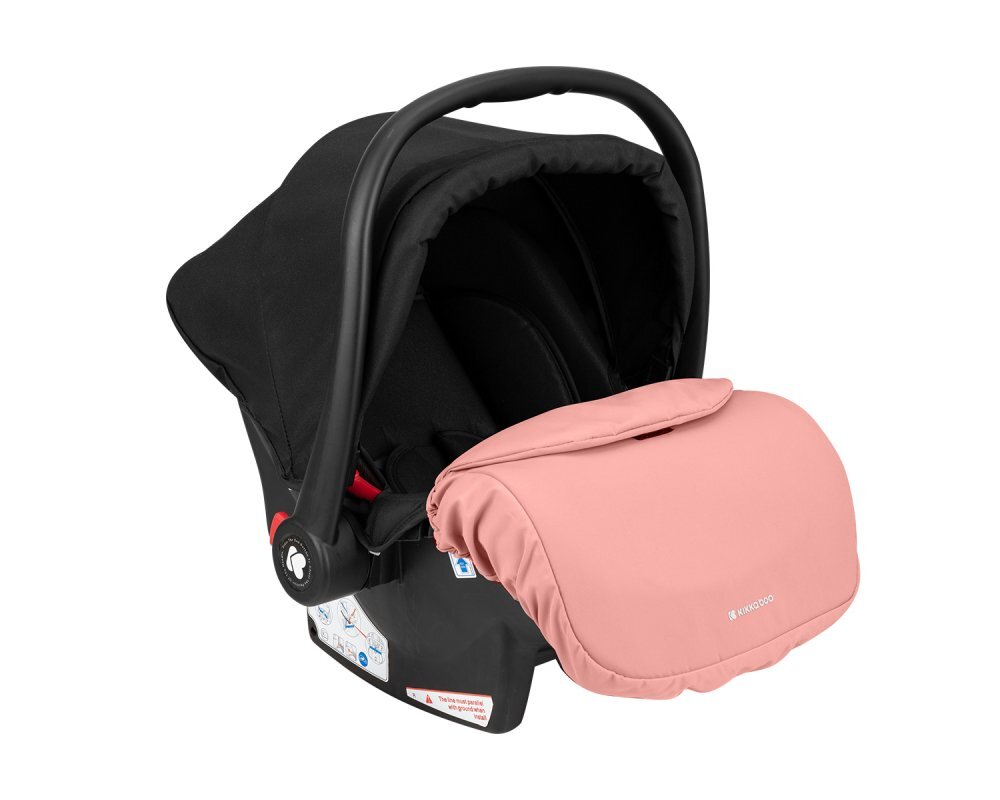 KikkaBoo Carucior transformabil 3 in 1 Alba Pink