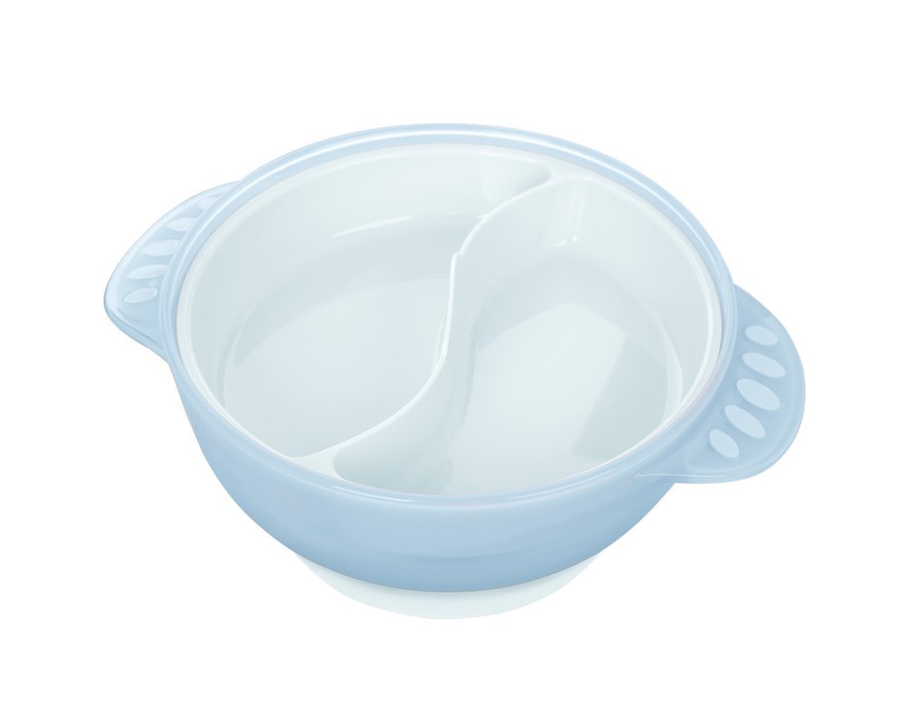 KikkaBoo Castron multifunctional cu ventuza si tacamuri incluse 4in1 Feed-me-up Blue