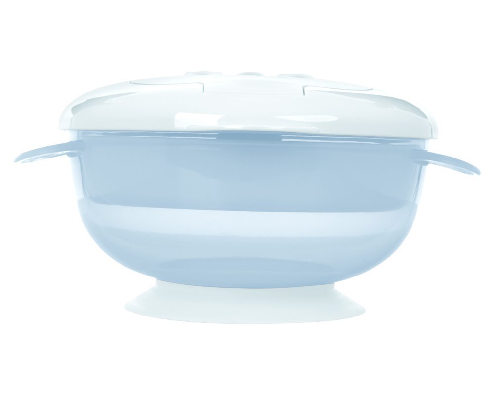 KikkaBoo Castron multifunctional cu ventuza si tacamuri incluse 4in1 Feed-me-up Blue