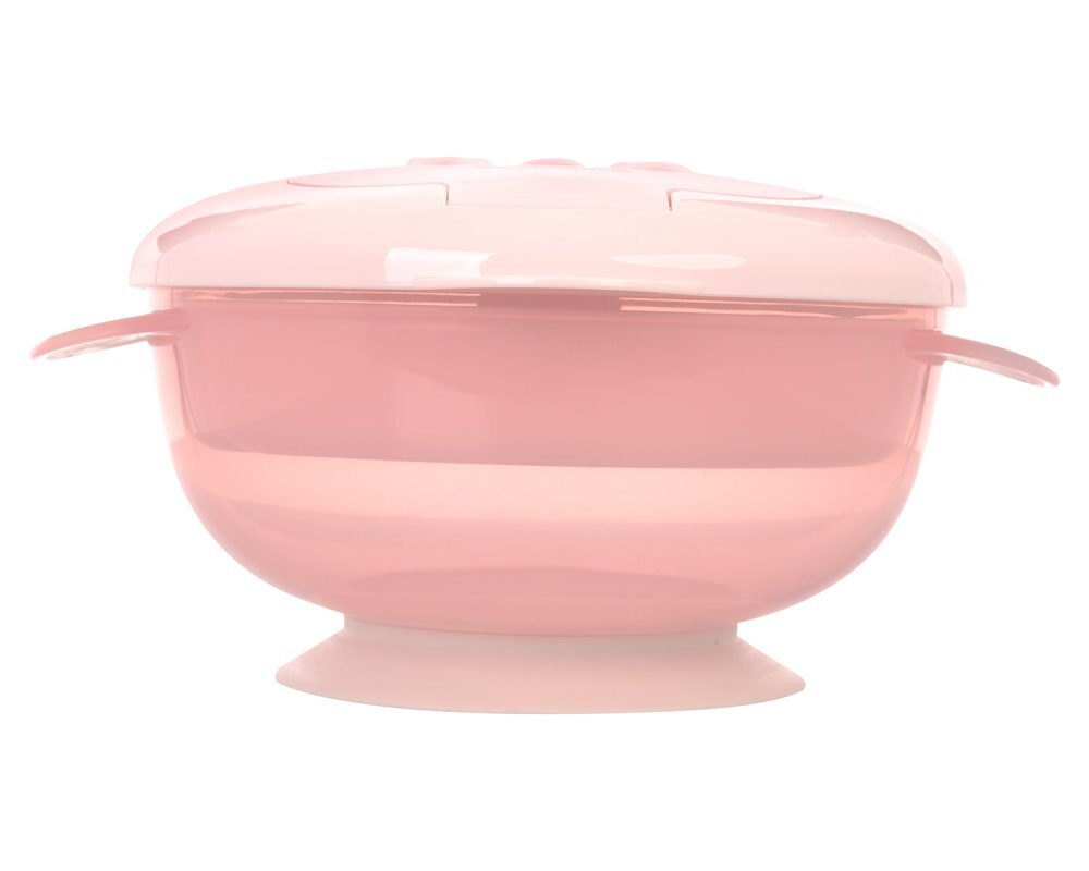 KikkaBoo Castron multifunctional cu ventuza si tacamuri incluse 4in1 Feed-me-up Pink