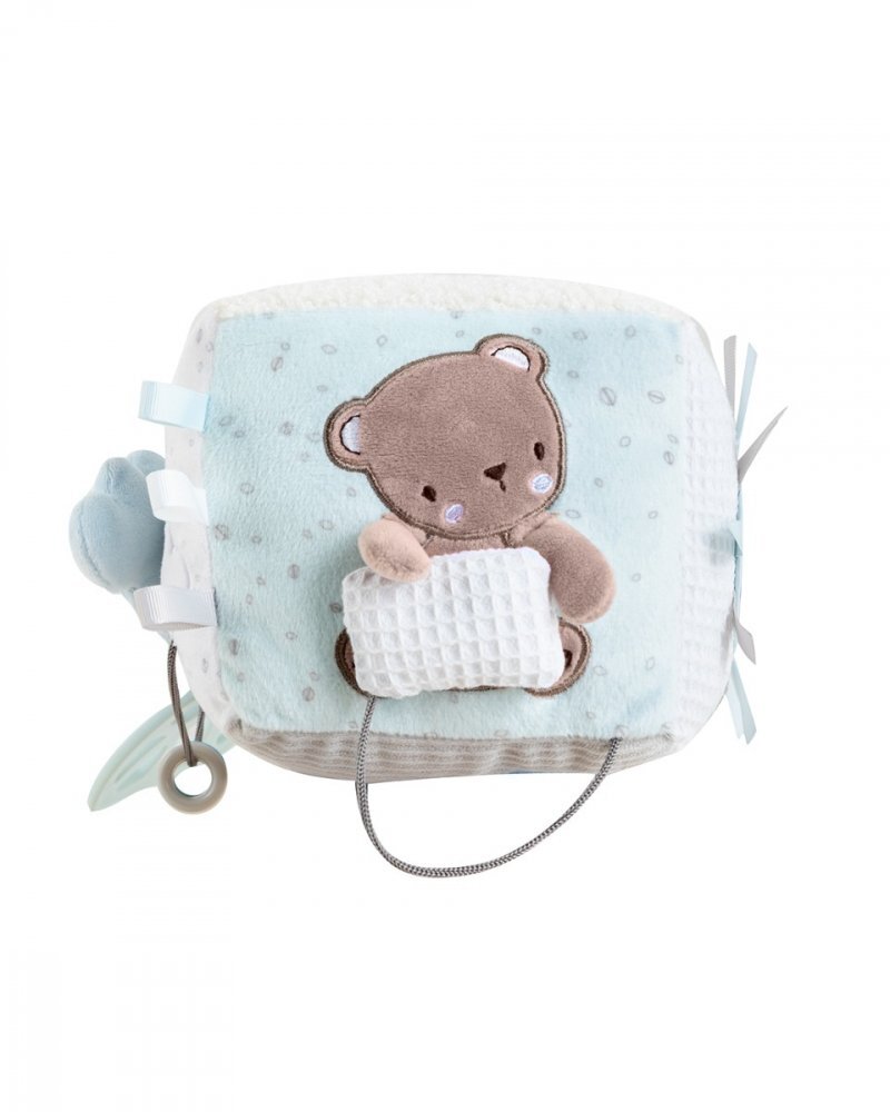 KikkaBoo Cub din plus cu activitati Dream Big Blue 16x16 cm