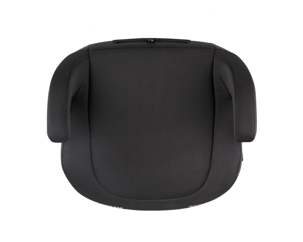 KikkaBoo Inaltator auto cu isofix i-Tip 2 i-SIZE Black 125-150 cm suport pahar inclus centura de ghidaj husa lavabila cotiere certificat R129