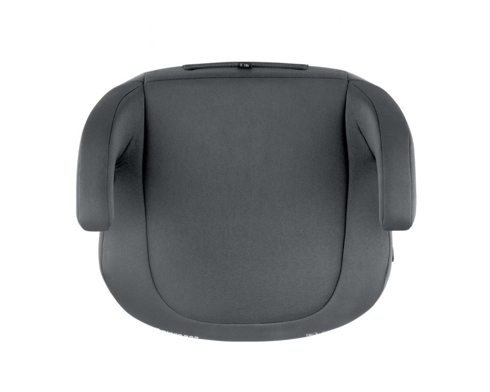 KikkaBoo Inaltator auto cu isofix i-Tip 2 i-SIZE Dark Grey 125-150 cm suport pahar inclus centura de ghidaj husa lavabila cotiere certificat R129