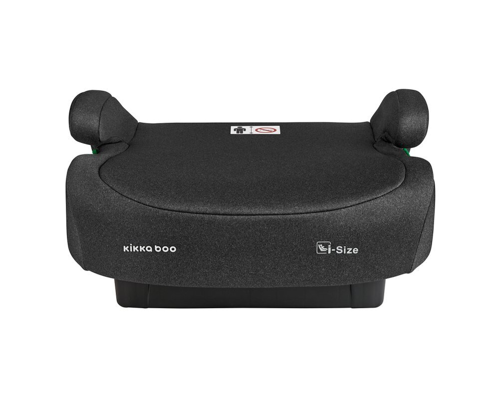 KikkaBoo Inaltator auto pentru copii cu Isofix i-Tip Black 125-150 cmCertificare I-Sizesezut ergonomichusa detasabilacentura de ghidaj pentru centura auto