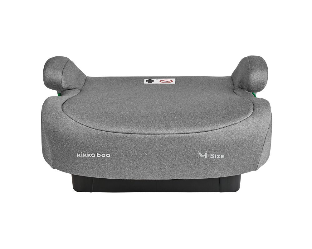 KikkaBoo Inaltator auto pentru copii cu Isofix i-Tip Light Grey 125-150 cmCertificare I-Sizesezut ergonomichusa detasabilacentura de ghidaj pentru centura auto