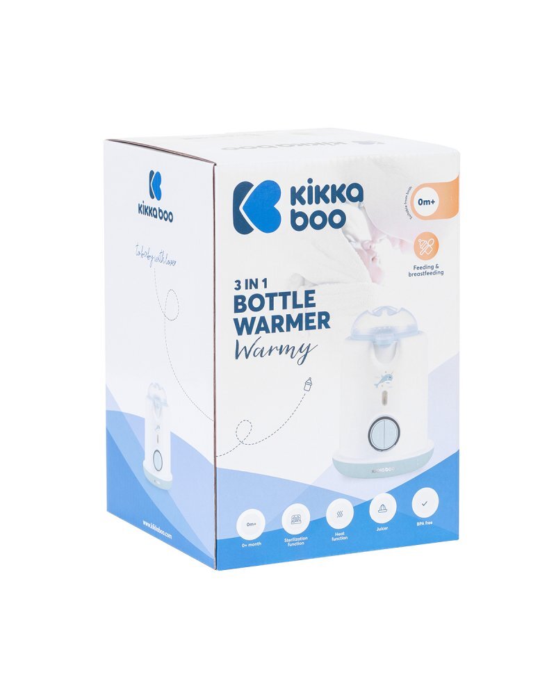 KikkaBoo Incalzitor si sterilizator electric pentru biberoane 3in1 Warmy