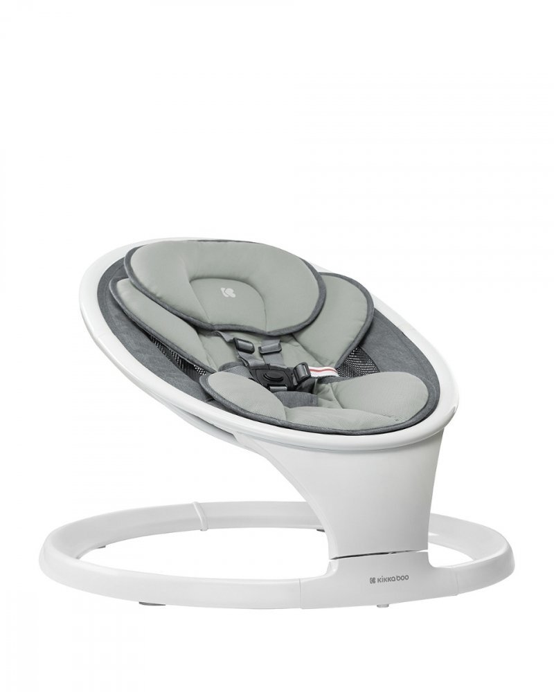 KikkaBoo Leagan electric cu telecomanda Cuddle Me Light Grey
