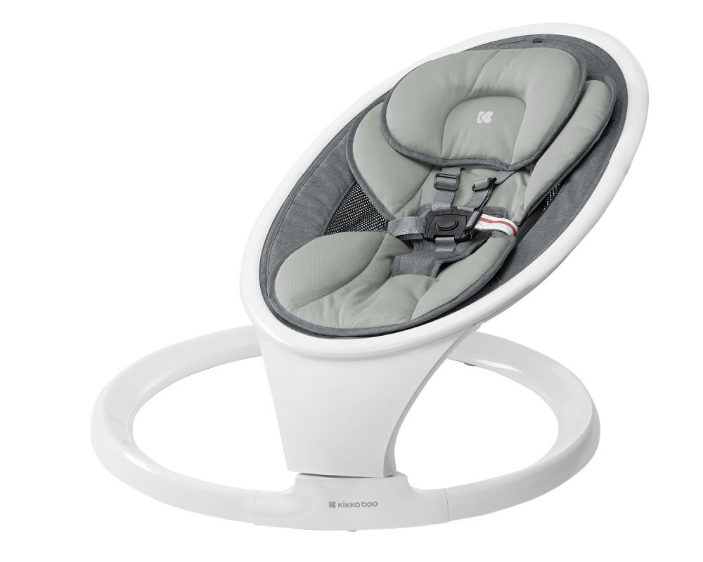 KikkaBoo Leagan electric cu telecomanda Cuddle Me Light Grey