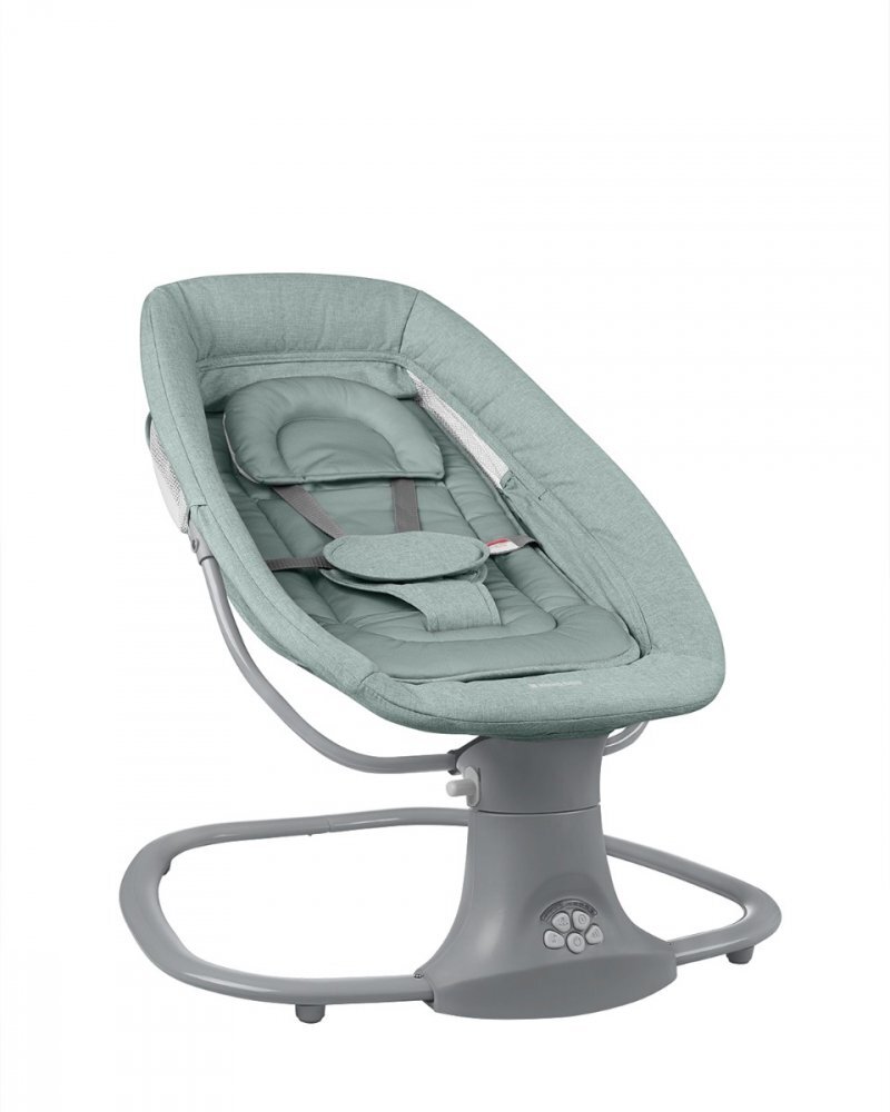 KikkaBoo Leagan electric cu telecomanda si bluetooth side-to-side Winks Mint 2024
