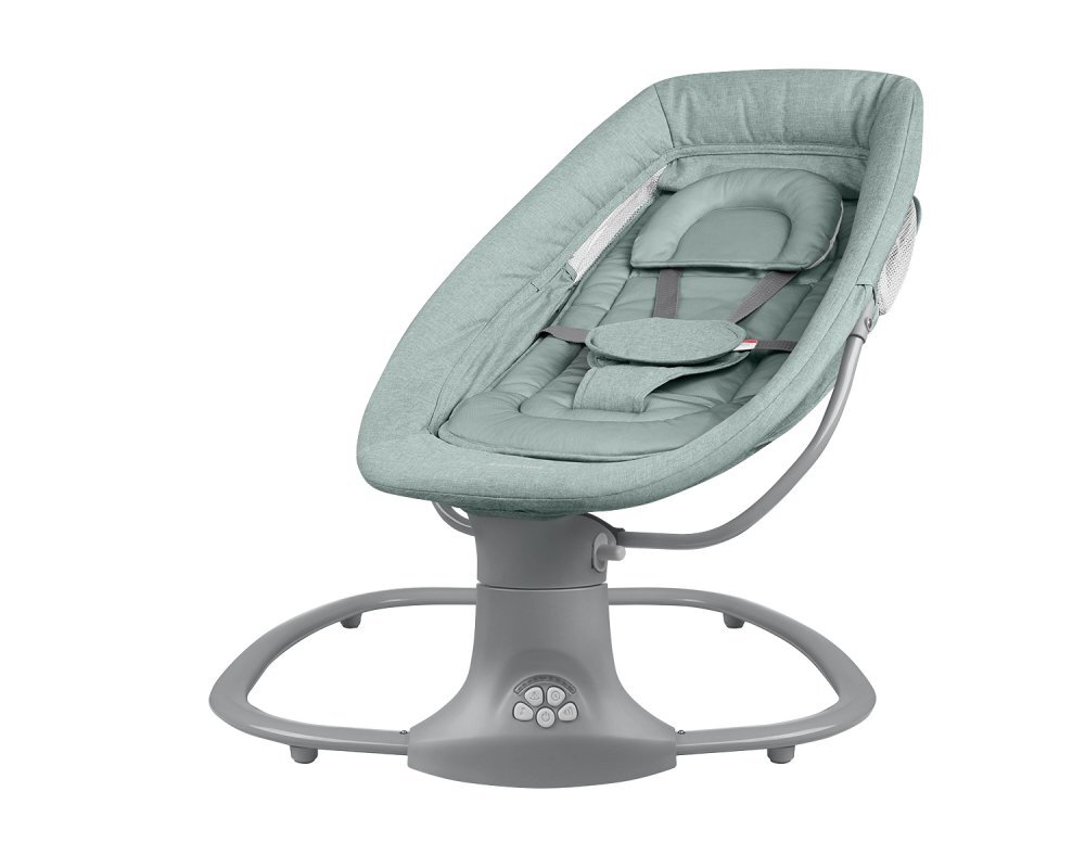 KikkaBoo Leagan electric cu telecomanda si bluetooth side-to-side Winks Mint 2024