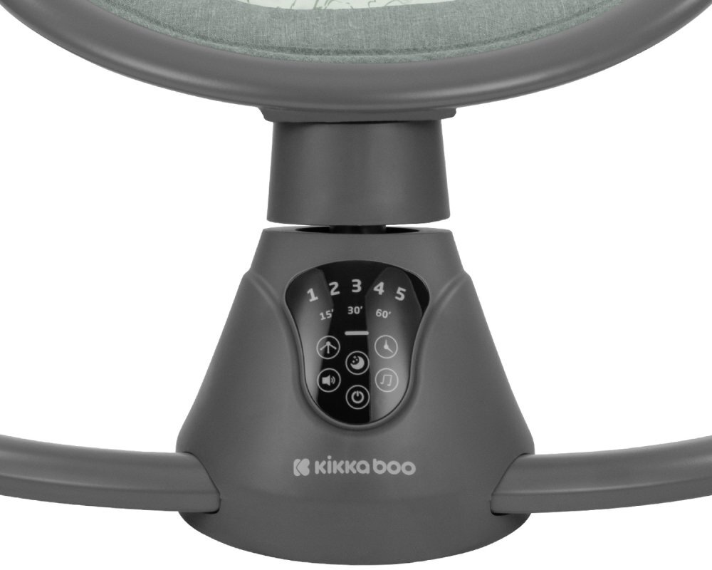 KikkaBoo Leagan electric cu telecomanda si leganare laterala Twiddle Mint