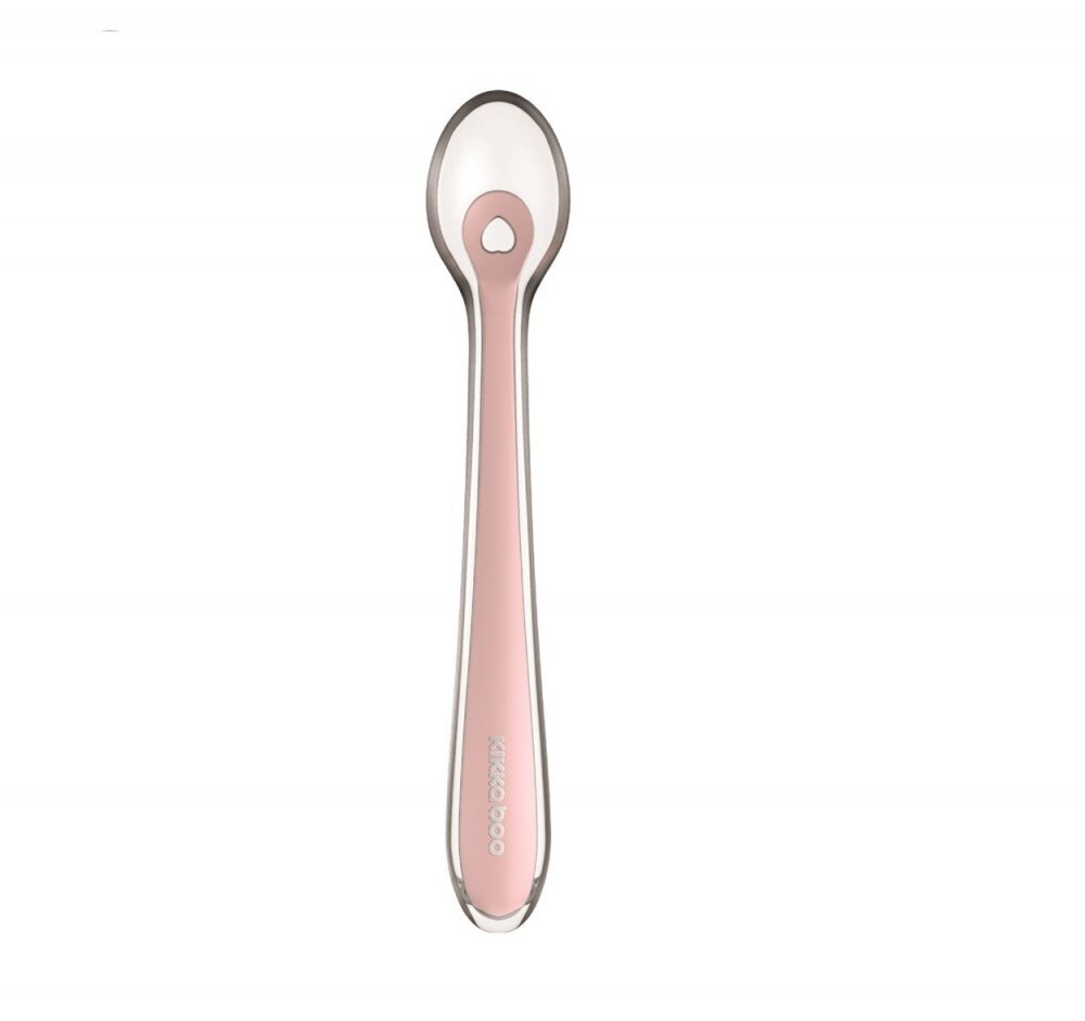 KikkaBoo Lingurita din silicon Pink