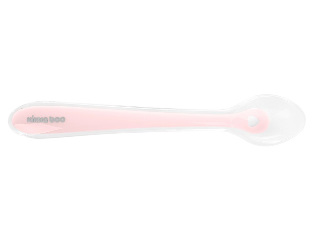 KikkaBoo Lingurita din silicon Pink