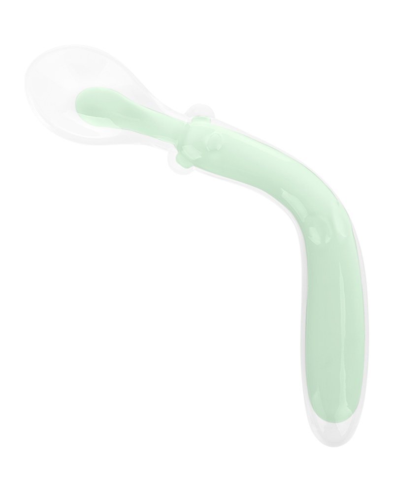 KikkaBoo Lingurita flexibila din silicon Ultrasoft Training Spoon Mint
