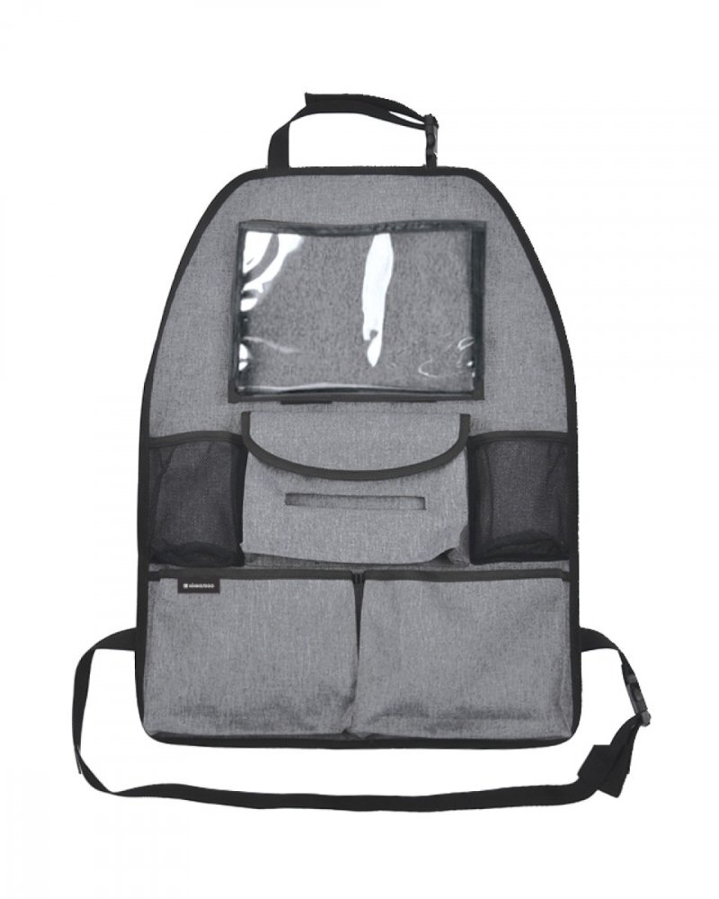 KikkaBoo Organizator auto cu suport pentru tabletatelefon Gri