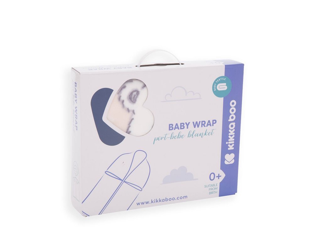 KikkaBoo Paturica de infasat bebelusi Baby Wrap Polar Bear Pink multifunctionalainchidere cu capse si fermoarmaterial premiumdimensiune 80x90 cm