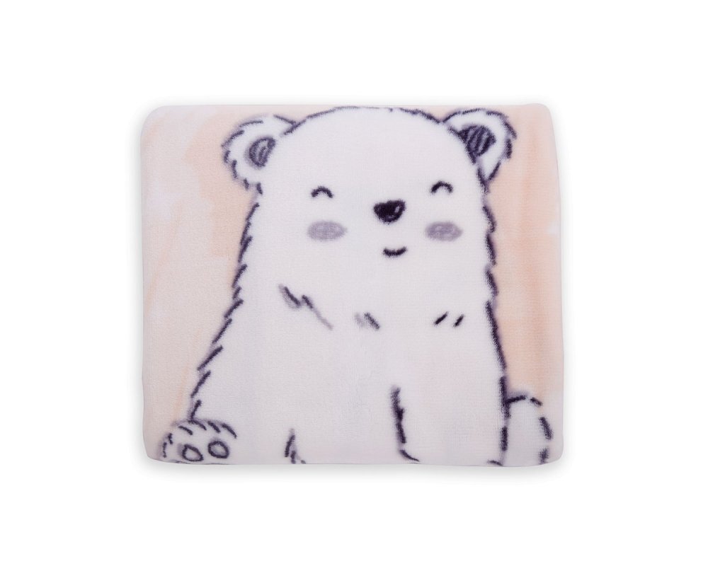 KikkaBoo Paturica de infasat bebelusi Baby Wrap Polar Bear Pink multifunctionalainchidere cu capse si fermoarmaterial premiumdimensiune 80x90 cm