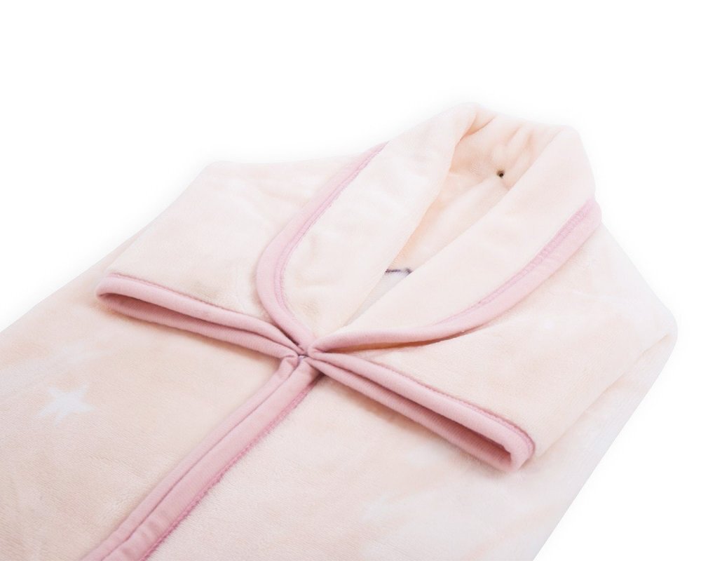KikkaBoo Paturica de infasat bebelusi Baby Wrap Polar Bear Pink multifunctionalainchidere cu capse si fermoarmaterial premiumdimensiune 80x90 cm