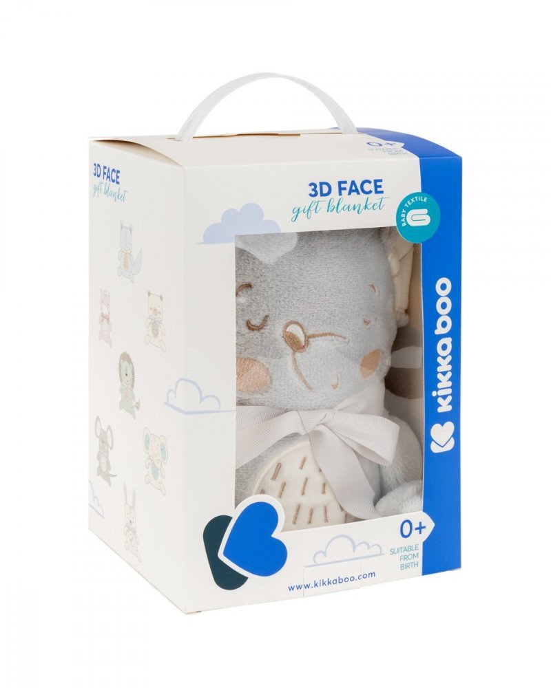 KikkaBoo Paturica moale 75x100 cm Baby blanket 3D Joyful Mice