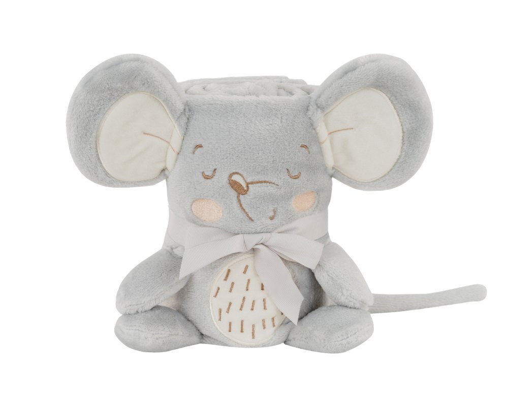 KikkaBoo Paturica moale 75x100 cm Baby blanket 3D Joyful Mice