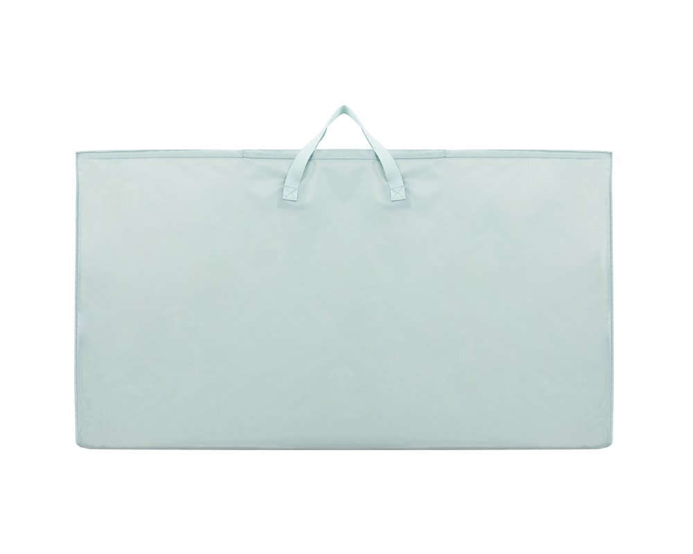 KikkaBoo Patut Co-Sleeper pentru bebelusi Bonne Nuit Mint Melange 2020 cu inaltime reglabila pozitie anti-reflux laterala culisanta accesorii incluse