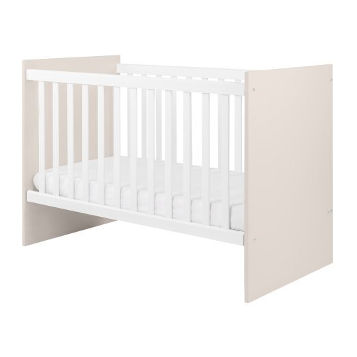 KikkaBoo Patut din lemn 124x67 cm Ayla Beige3 nivele de regalare a inaltimii suportului de salteaPAL laminat de 18 mm si profil MDFfabricat in conformitate cu EN 716design stabil si modern