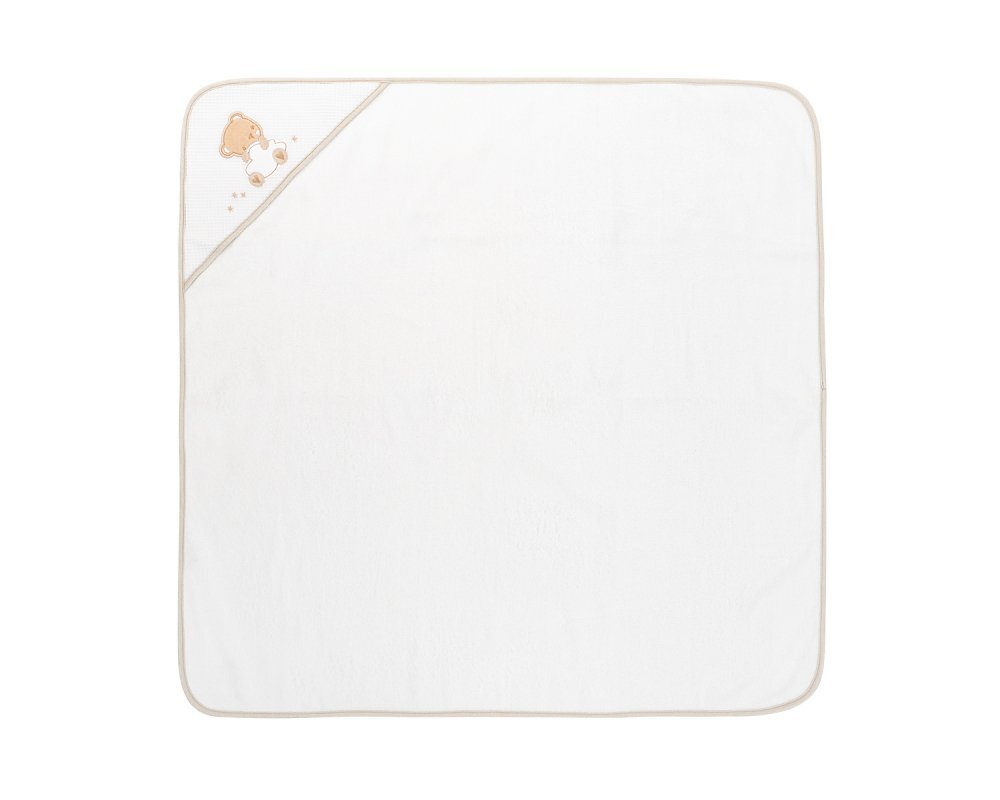 KikkaBoo Prosop cu gluga 90x 90 cm Dream Big Beige