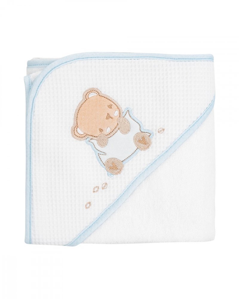 KikkaBoo Prosop cu gluga 90x 90 cm Dream Big Blue