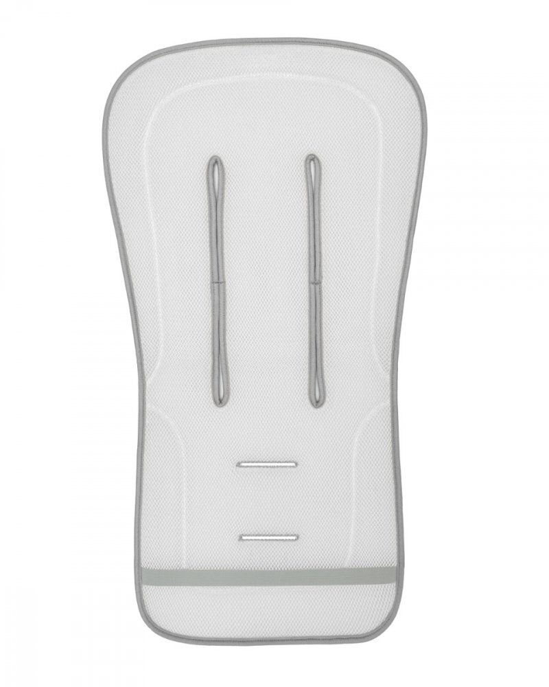 KikkaBoo Protectie anti-transpiratie Seally Me Model universal pentru caruciorhusa din bumbac moale si spate din plasa 3D respirabila Orificii pentru centura de sigurantaDimensiune 81x42 cm