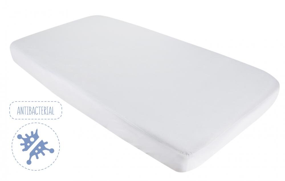 KikkaBoo Protectie impermeabila anti-bacteriana pentru saltea 140x70 cm din bumbaccompatibila cu saltele cu grosime maxim 15cm