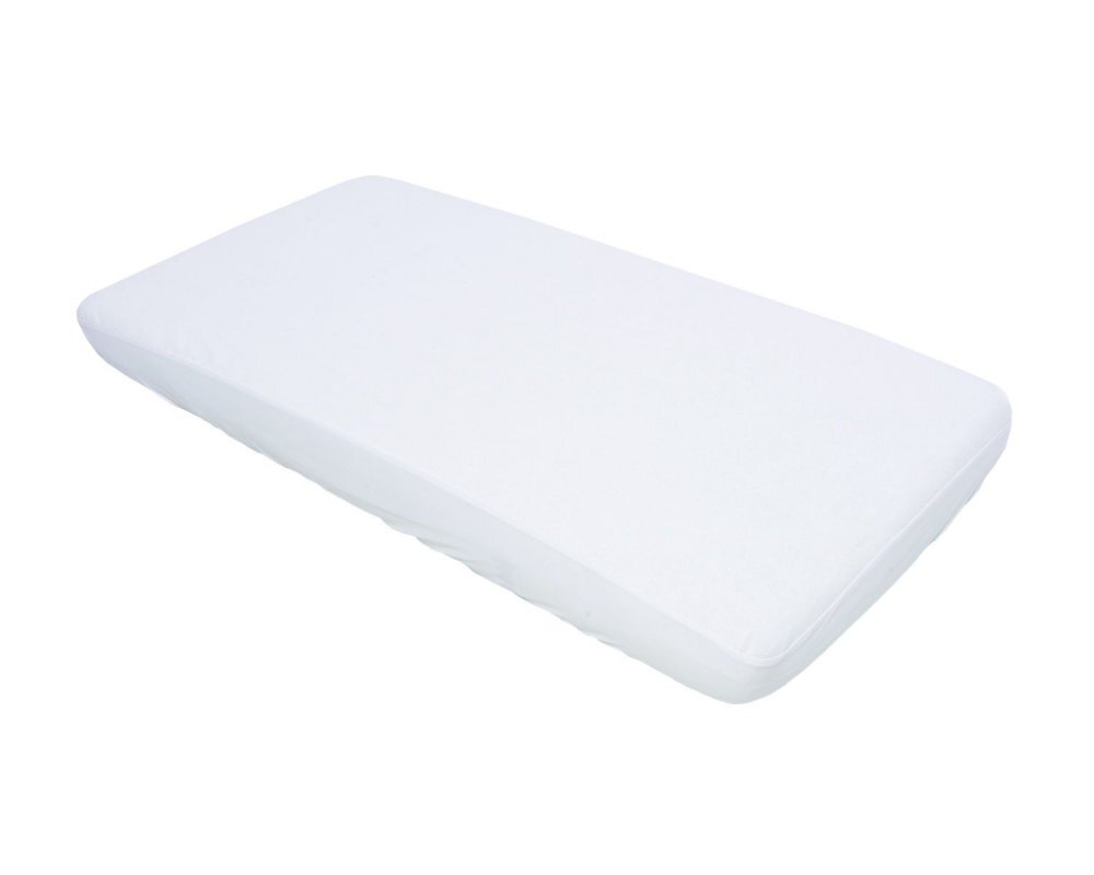 KikkaBoo Protectie impermeabila din bumbac organic 80x50x8 cm pentru saltea landou sau patut co-sleeper