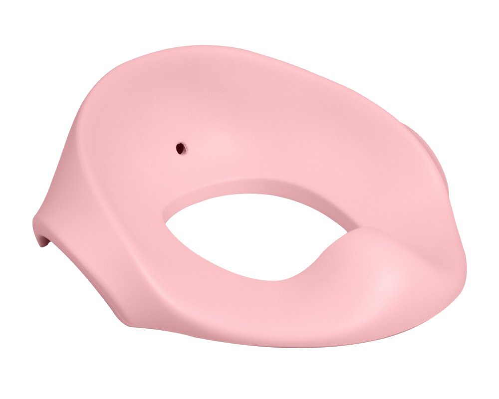 KikkaBoo Reductor de toaleta pentru copii Flipper Pink din spuma EVAdesign ergonomicsuprafata antibacterianamanere si agatatoare integrate18luni+