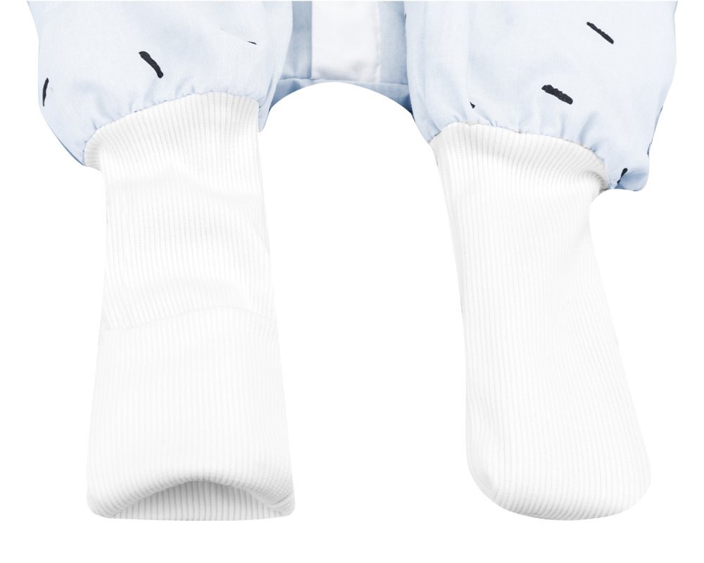 KikkaBoo Sac de dormit cu picioare pentru iarna Bear with me Blue 4-5 ani