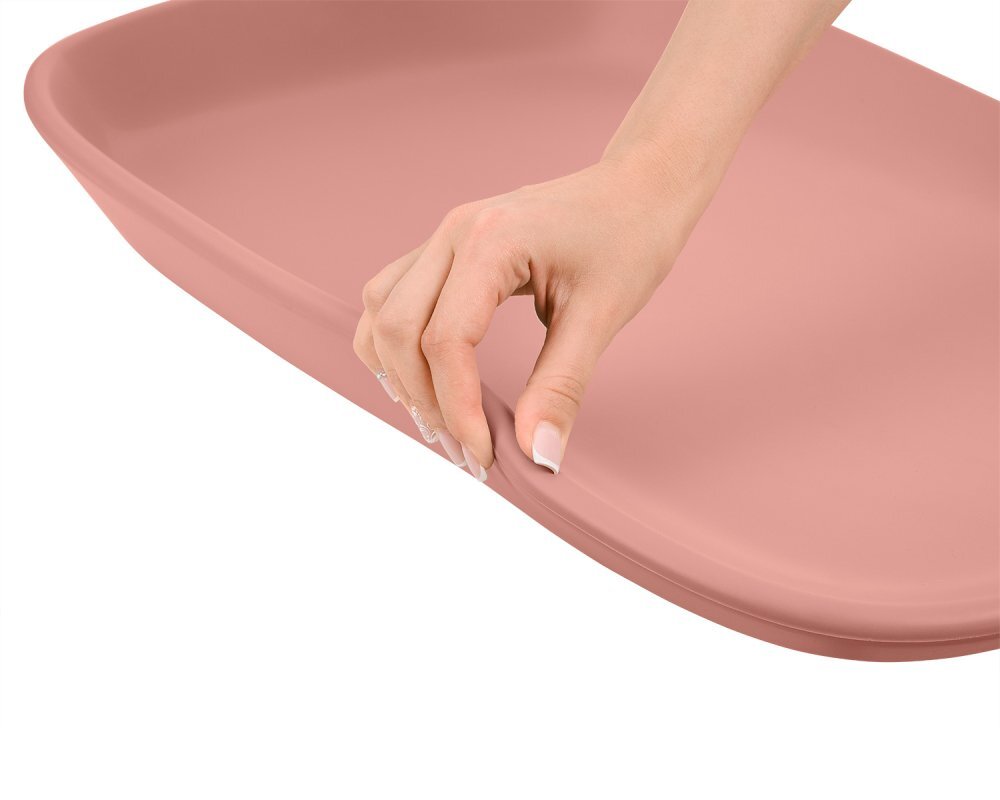 KikkaBoo Saltea de infasat Blush din spuma poliuretanica EVA moalesuprafata impermeabiladesign ergonomic67.5x45x10 cm