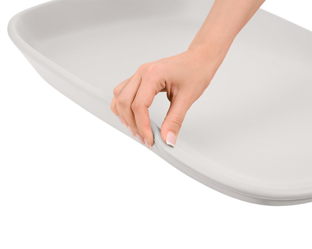 KikkaBoo Saltea de infasat Sand din spuma poliuretanica EVA moalesuprafata impermeabiladesign ergonomic67.5x45x10 cm