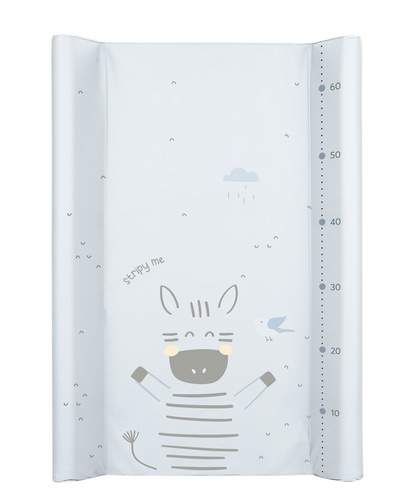 KikkaBoo Saltea infasat soft cu suprafata impermeabila 80x50cm Stripy Friends