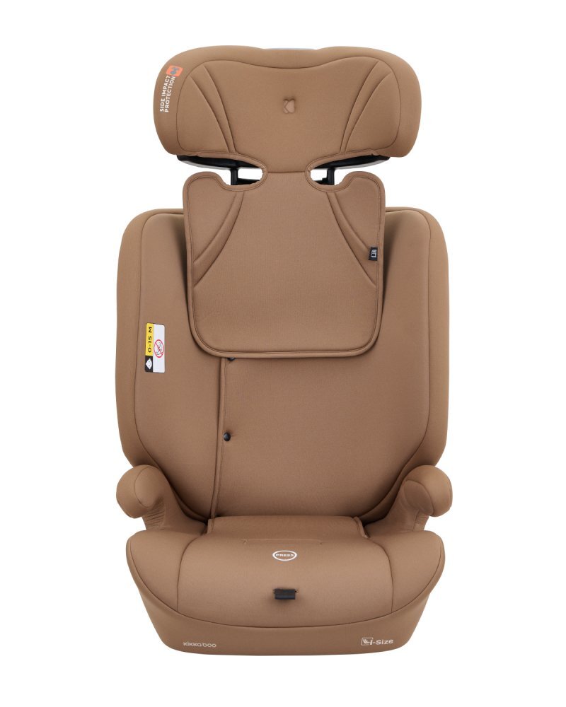 KikkaBoo Scaun auto copii i-Flow i-SIZE Mocha 76-150 cmspatar reglabil in 2 pozitiitetiera reglabila 12 pozitiisalteluta reductor inclusacenturi de siguranta cu protectii moicertificat R129