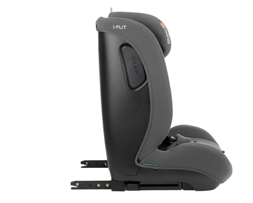 KikkaBoo Scaun auto cu isofix 76-150 cm i-Flit i-SIZE Light Greyconectori isofix telescopicitetiera reglabila in 12 pozitiiperna reductorghidaj multi centuraSPS-sistem de protectie lateralatop tetherspatar reglabil