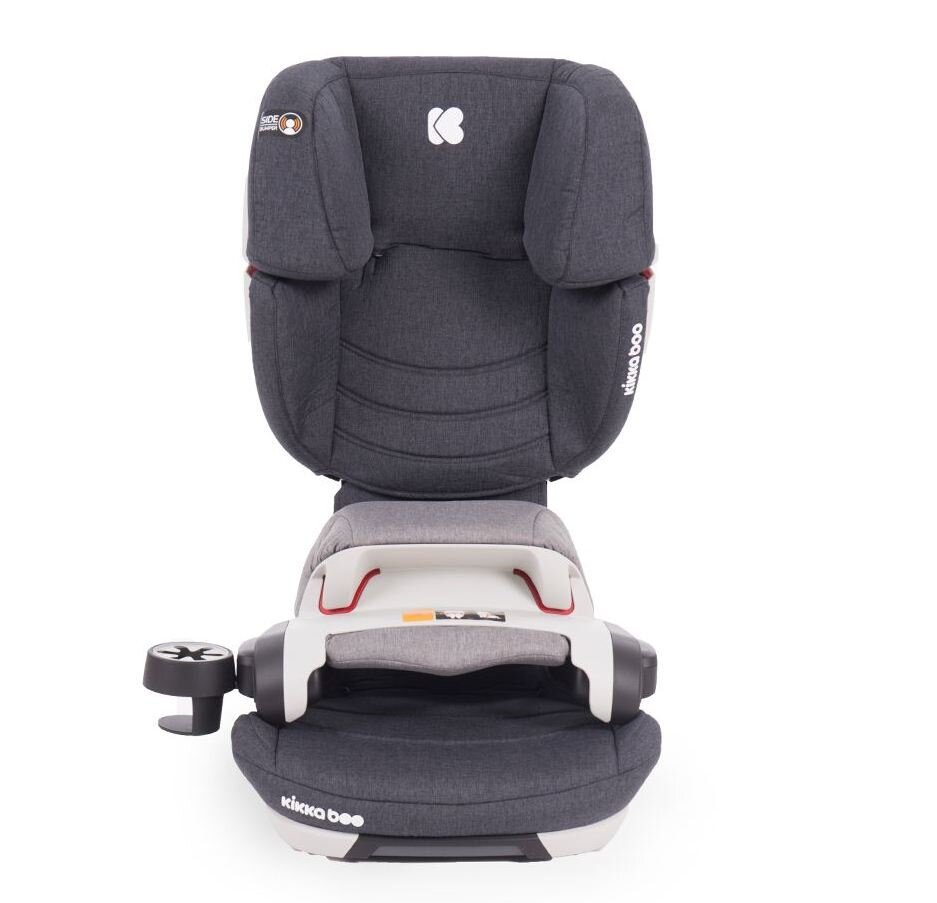 KikkaBoo Scaun auto cu isofix 9-36 kg Ferris Dark Grey